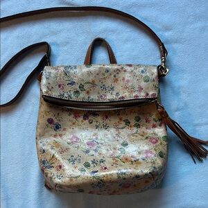 Floral Tan Women's Bag